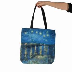 ΤΣΑΝΤΑ ΜΕΣΑΙΑ V.Van Gogh "Starry Night Over The Rhone"