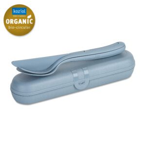 KOZIOL CUTLERY CASE + CUTLERY SET KLIKK READY NATURE