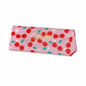 LEG FOLDABLE GLASSES CASE-SEE YOU SOON - CHERRY