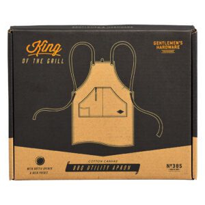 GENTLEMEN BBQ Utility Apron & Bottle Opener