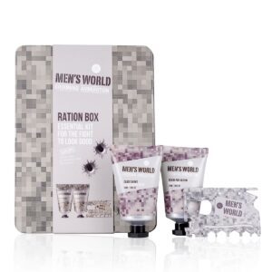 Ανδρικό σετ σετ περιποίησης με αφρόλουτρο 50ml, af.shave 50ml & πολυεργαλείο, Men's world - Accentra