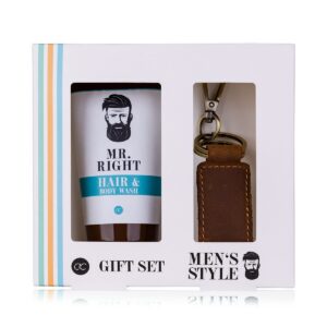 Aνδρικό σετ περιποίησης με αφρόλουτρο 100ml & μπρελόκ κλειδιών, Men's Style - Accentra