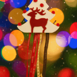 Δεντράκι με τάρανδο κρεμαστό