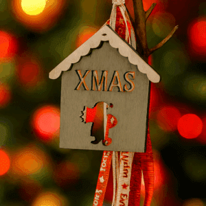 Σπιτάκι Xmas κρεμαστό